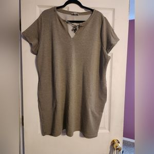 Plus Size Calvin Klein Women's Shirt Dress
